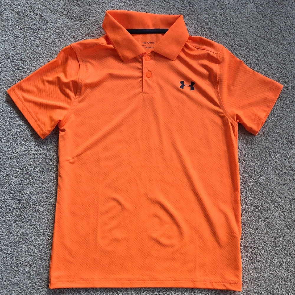 Under Armour Orange Polo Shirt